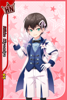 カード/清宮六花HN・引き立て役は花